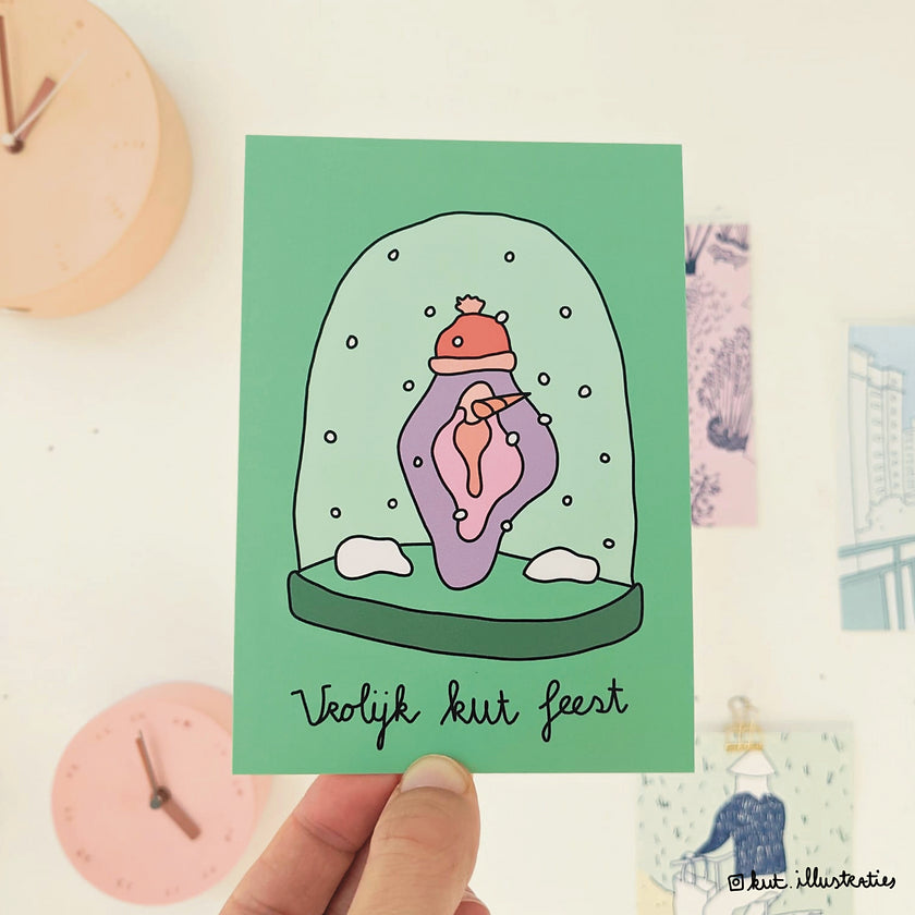Vrolijk Kut Feest - A6 Kaart