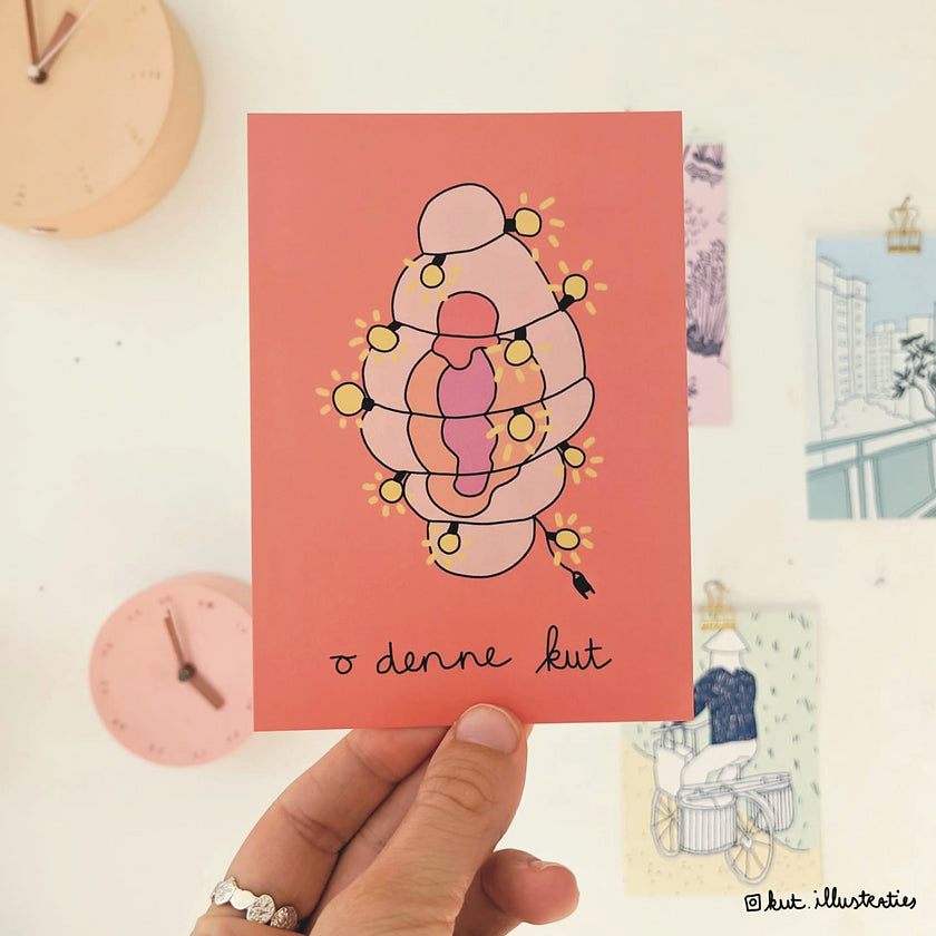 O Denne Kut - A6 Postkaart