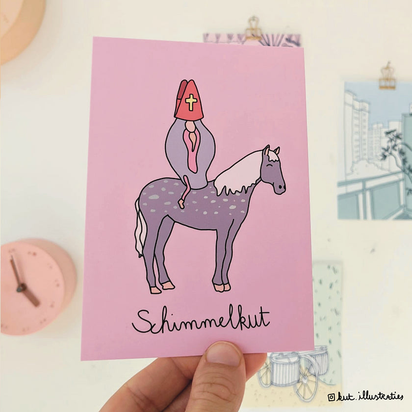 Schimmelkut - A6 Postkaart