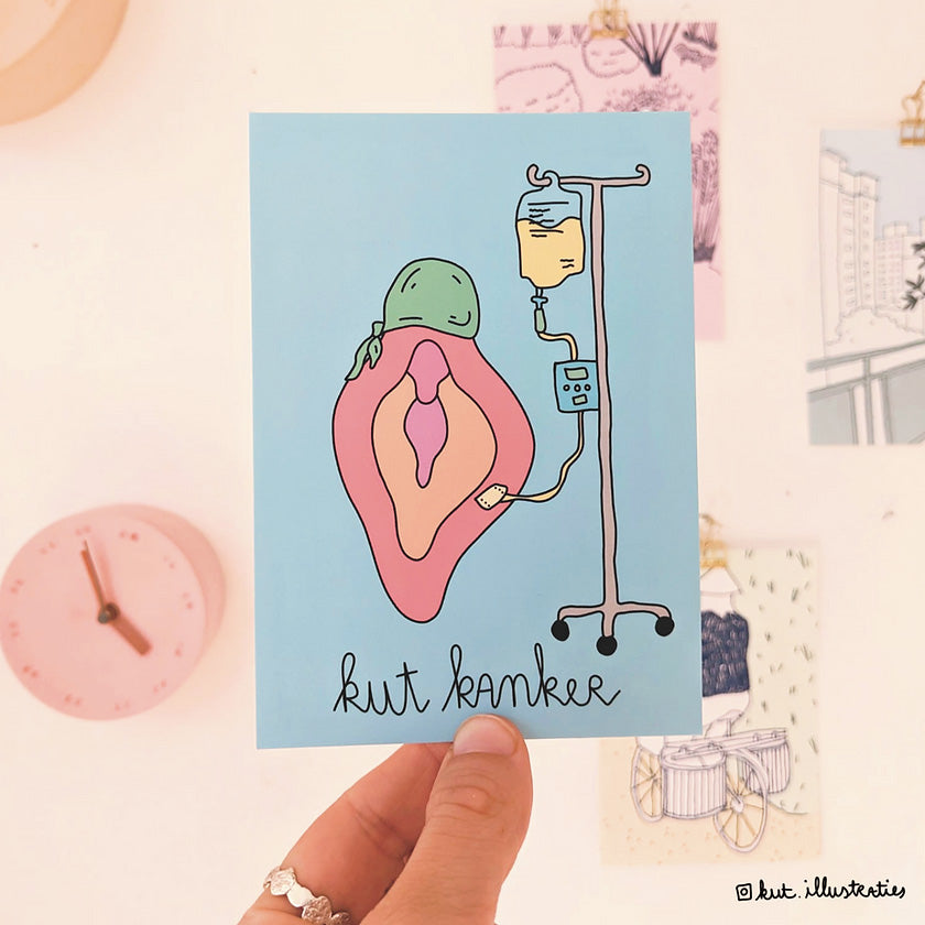 Kut Kanker - A6 Postkaart
