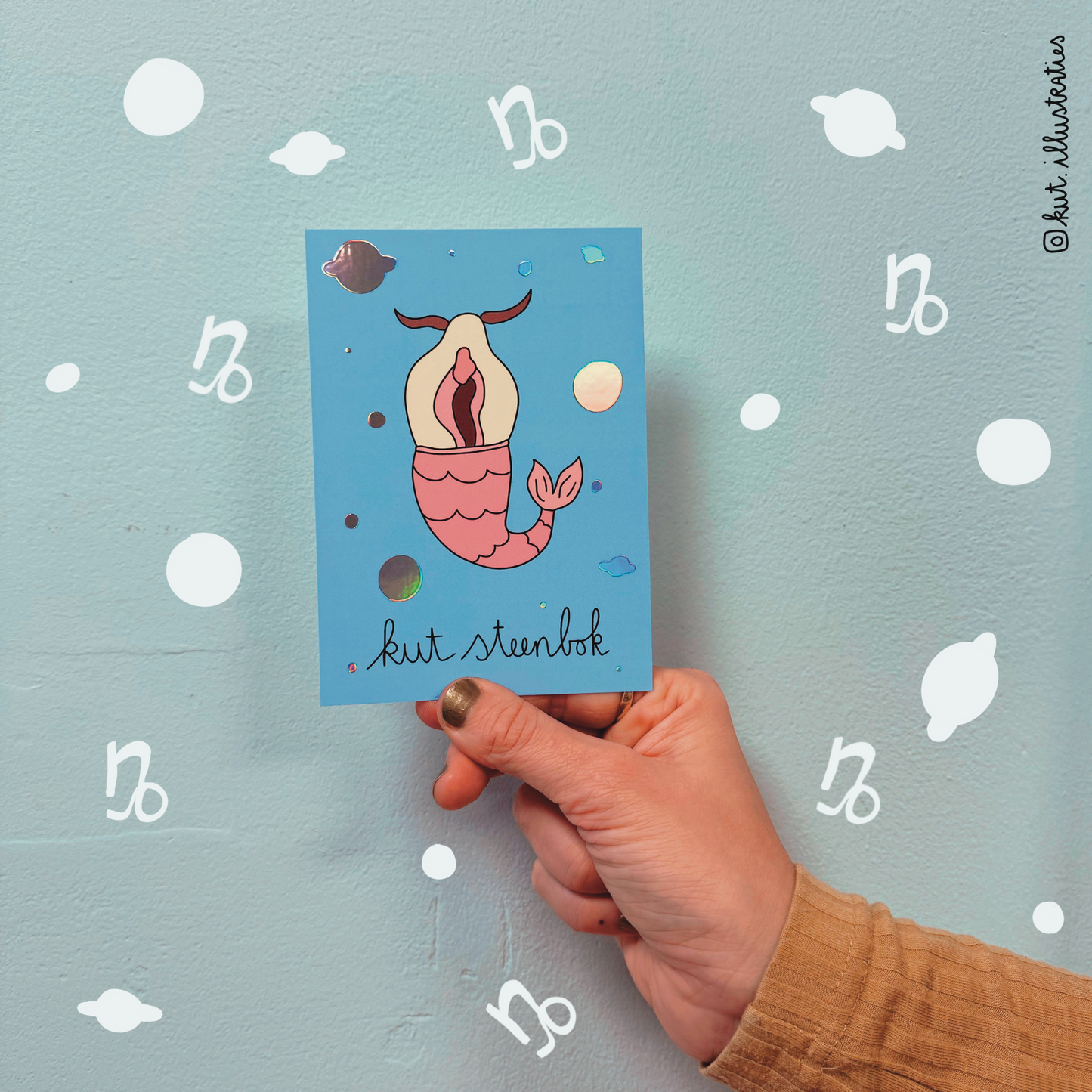 KUT Steenbok - Holografische A6 Kaart