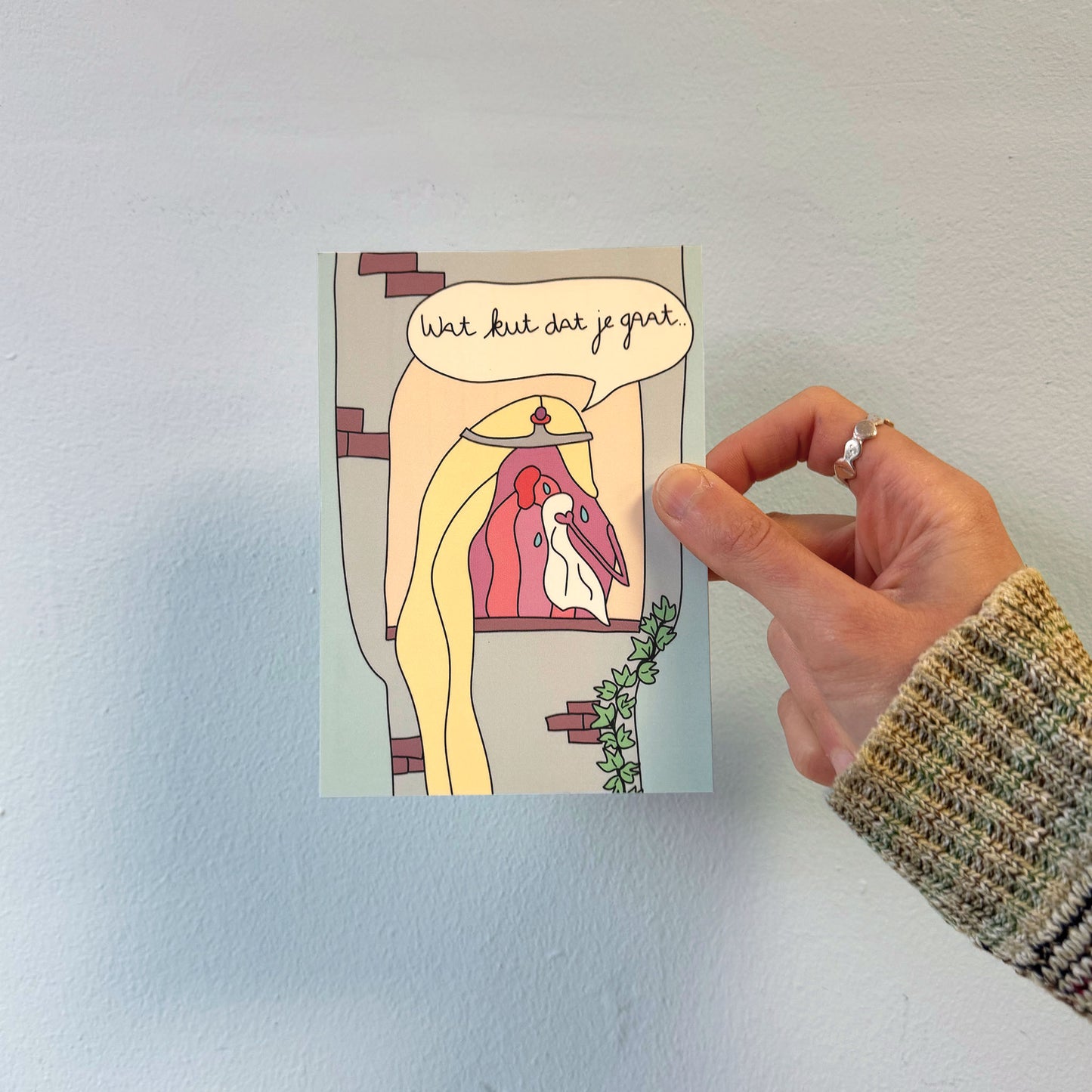 Wat kut dat je gaat.. - A6 Postkaart