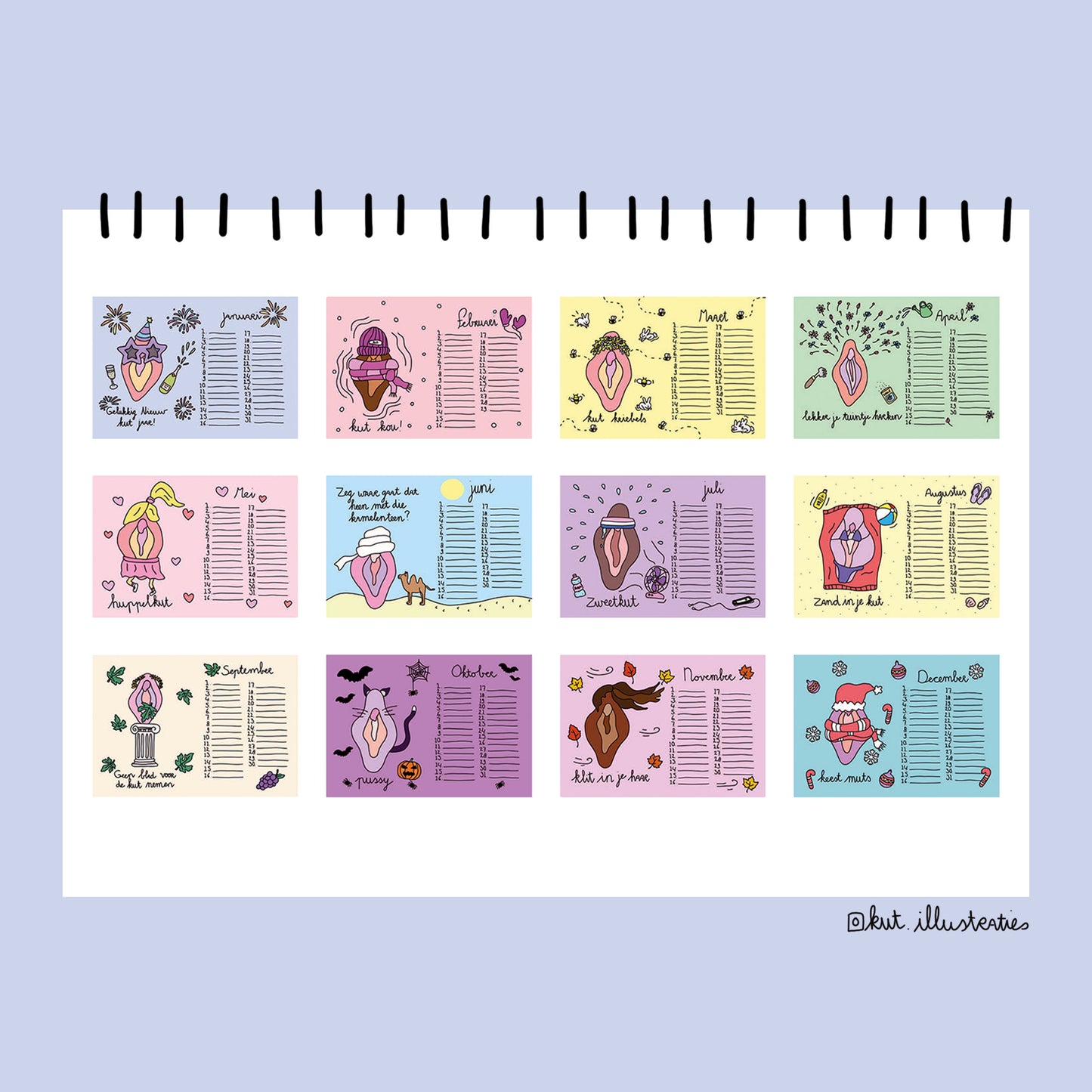 Kut Verjaardag Kalender