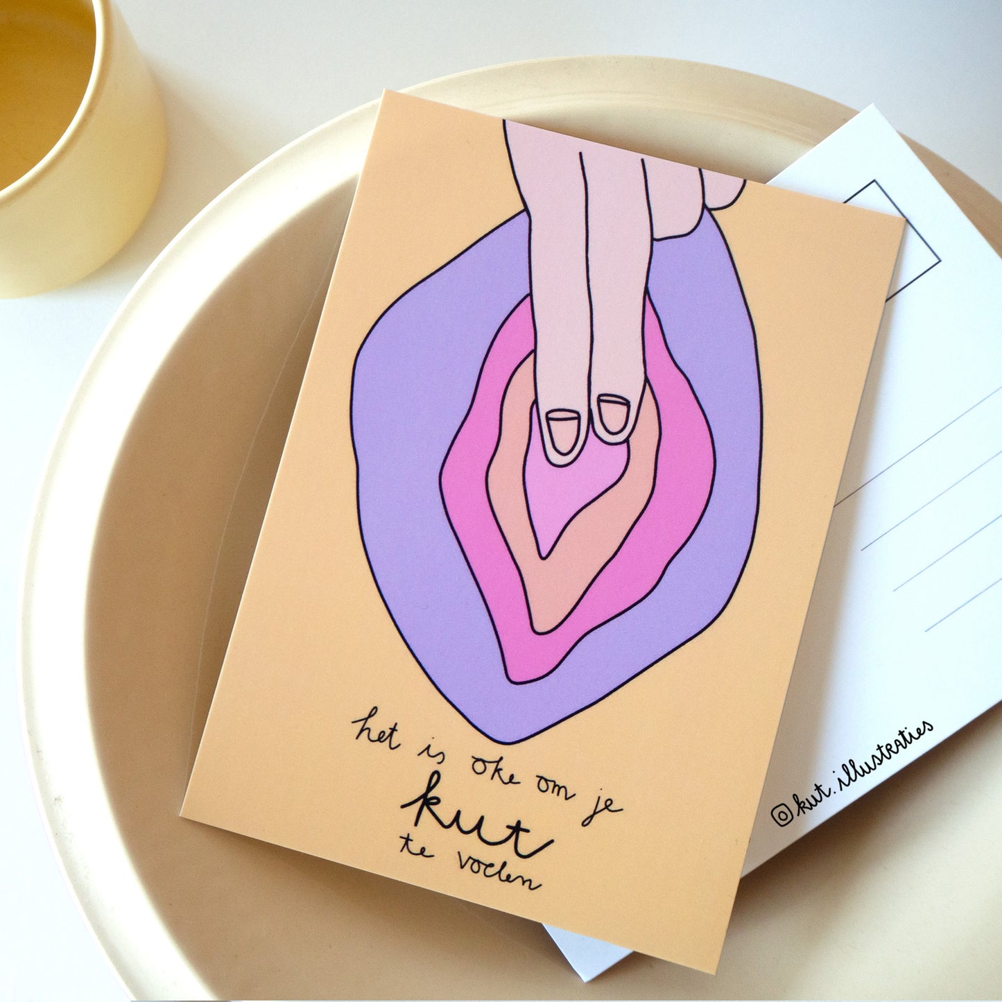 Het Is Oke Om Je Kut Te Voelen - A6 Postkaart