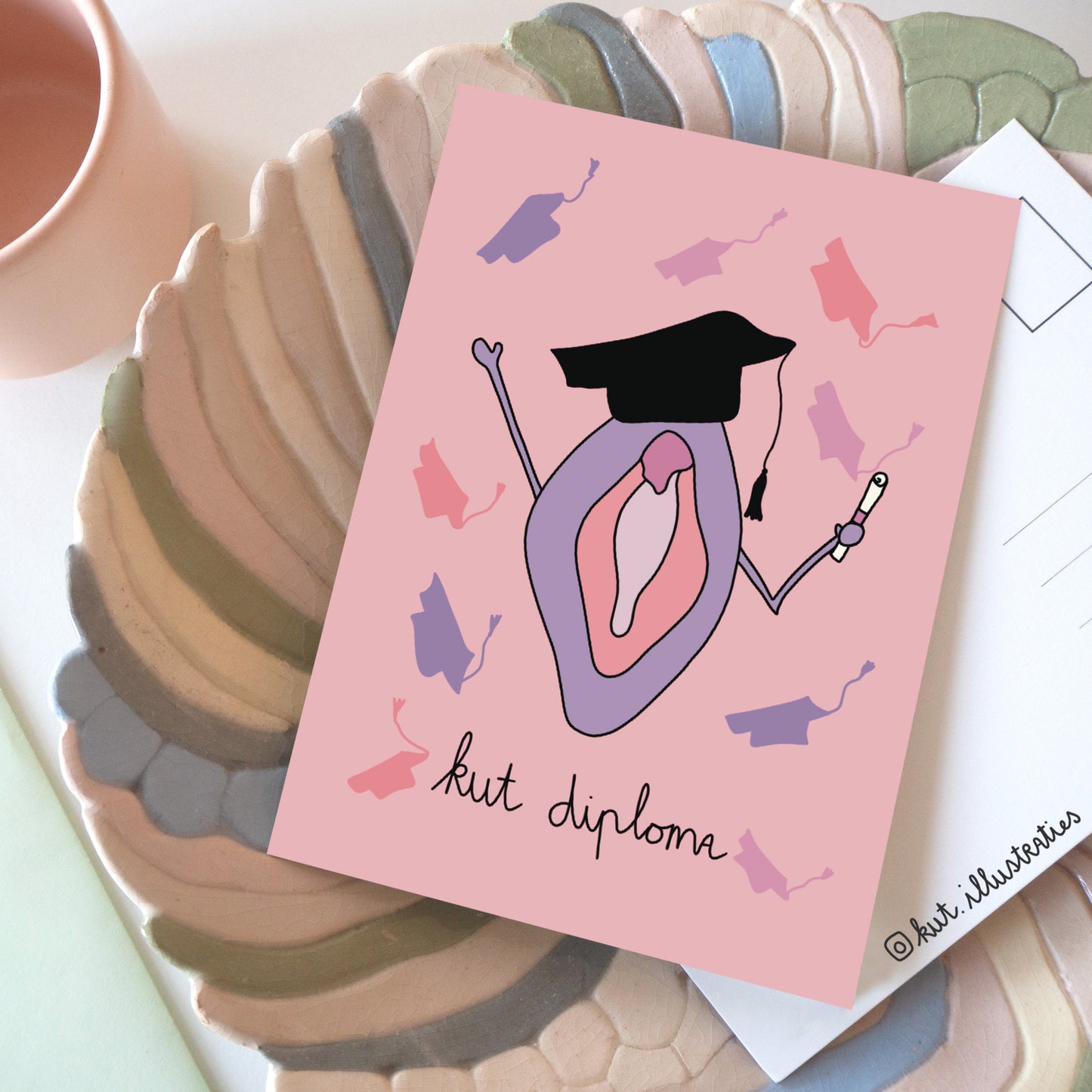 Kut diploma - A6 Postkaart