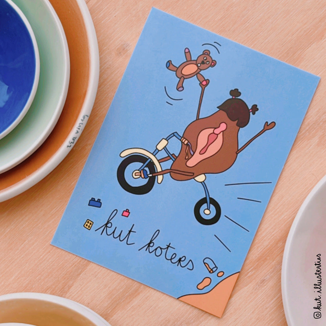 Kut Koters- A6 Postkaart