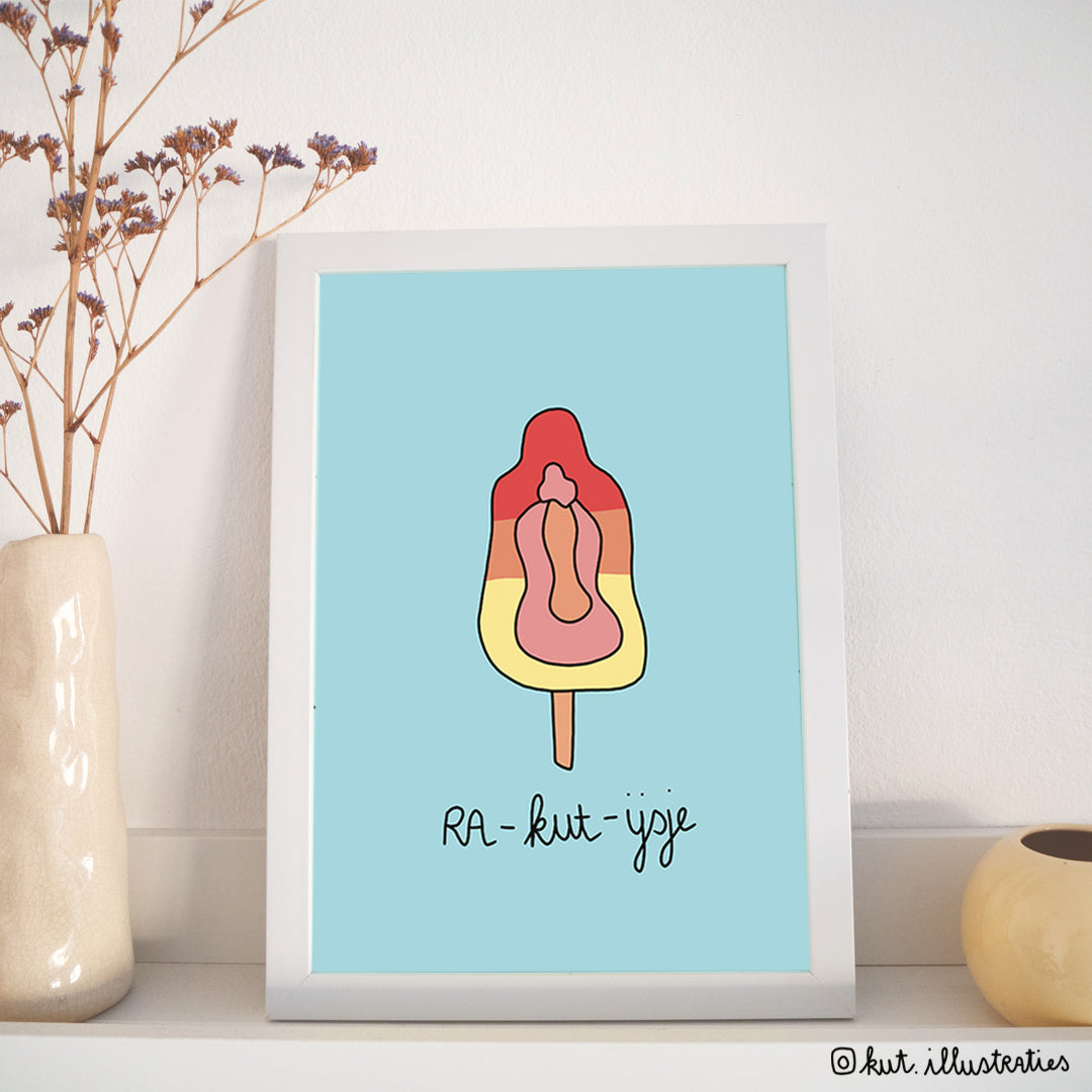 Ra - kut - ijsje - A4 poster