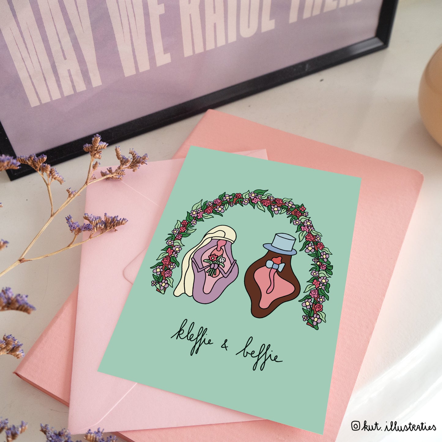 Kleffie & Beffie - A6 Postkaart