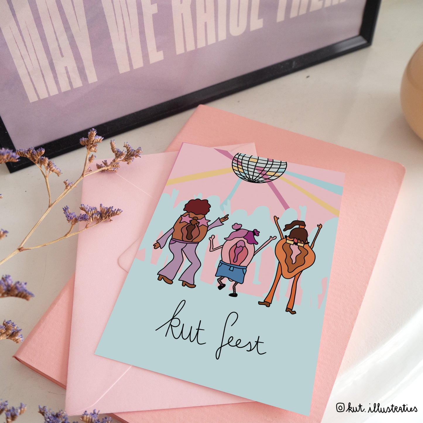 Kut Feest - A6 Postkaart