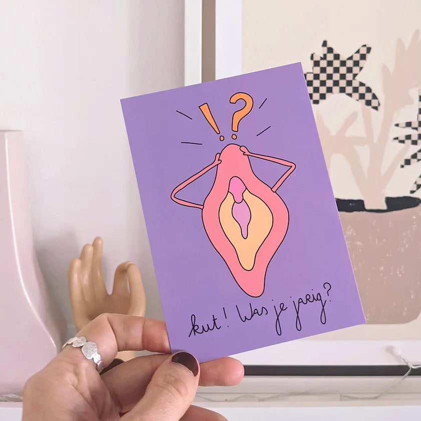 Kut! Was je jarig? - A6 Postkaart