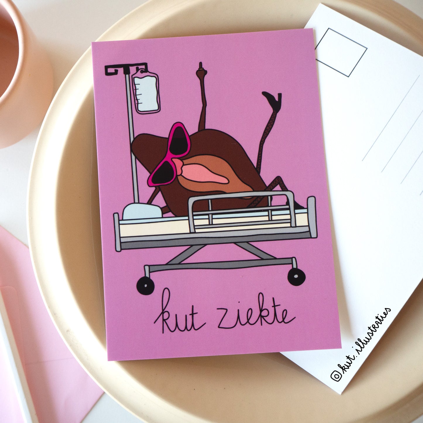 Kut ziekte- A6 Postkaart