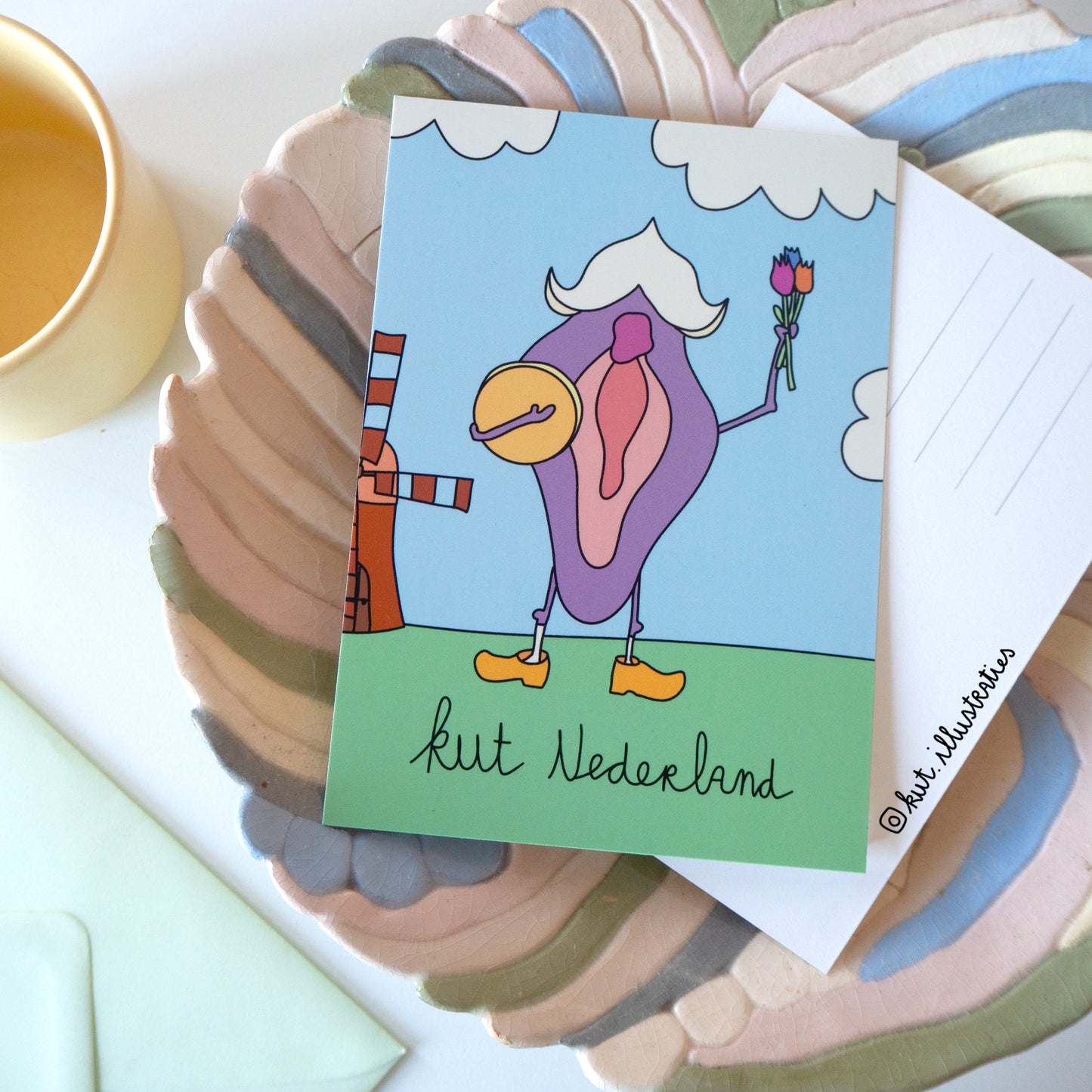 Kut Nederland- A6 Postkaart