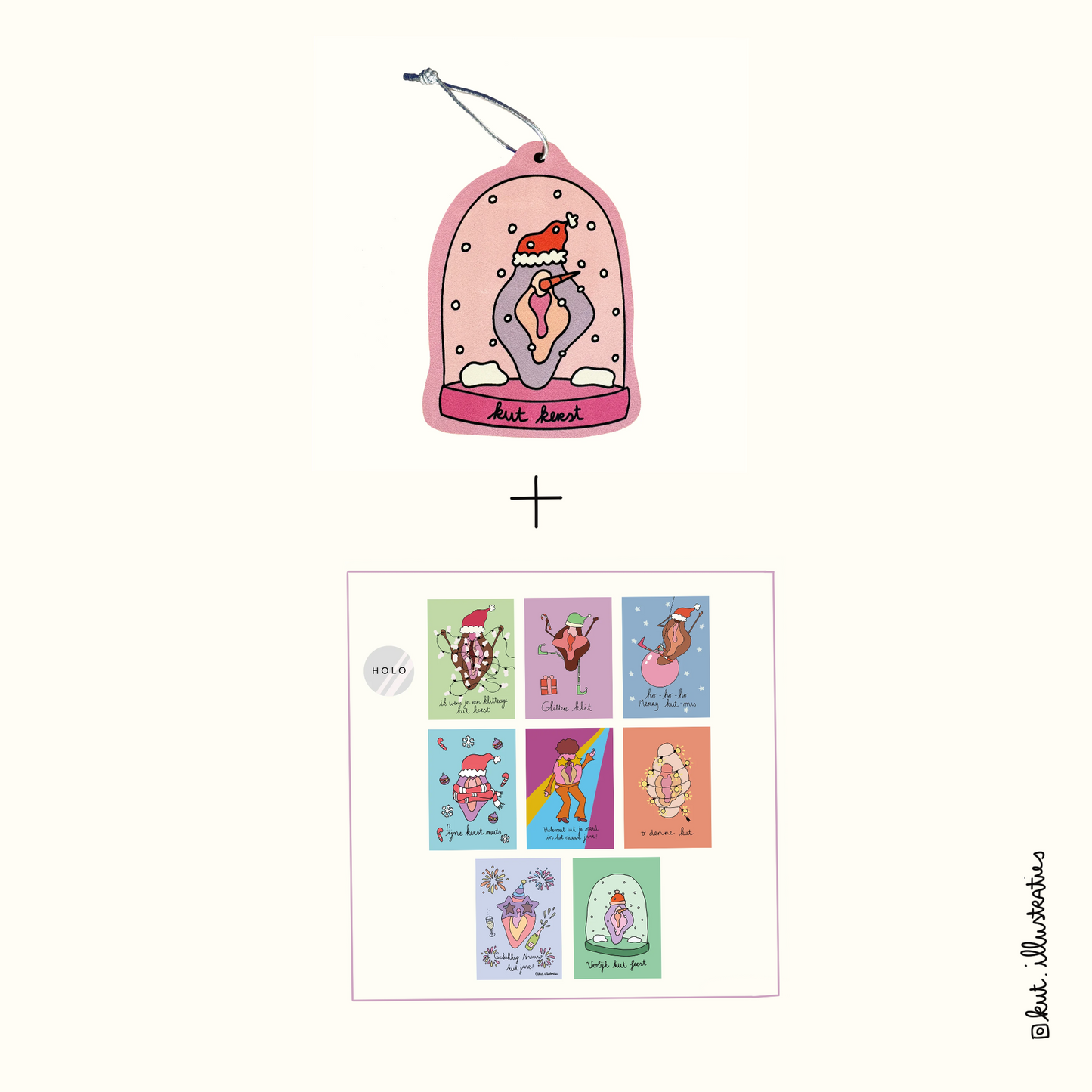 Kerstbal + KUT kerst set