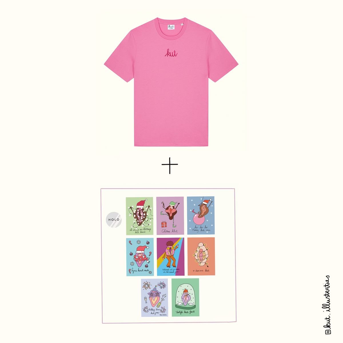 KUT T-shirt + KUT kerst set
