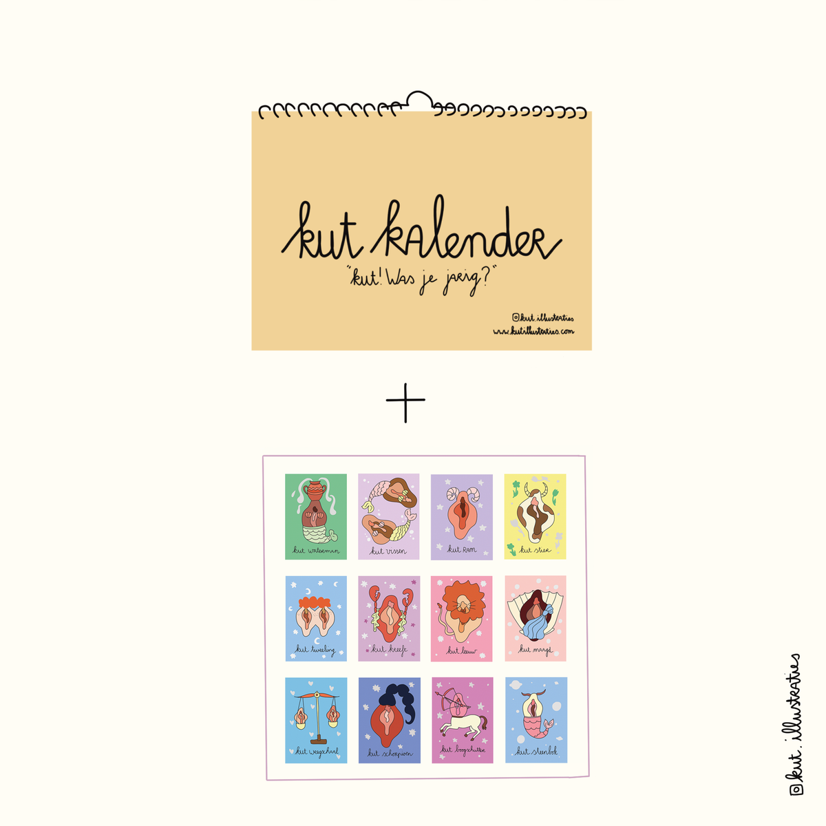 Kalender + KUT Horoscoop kaarten