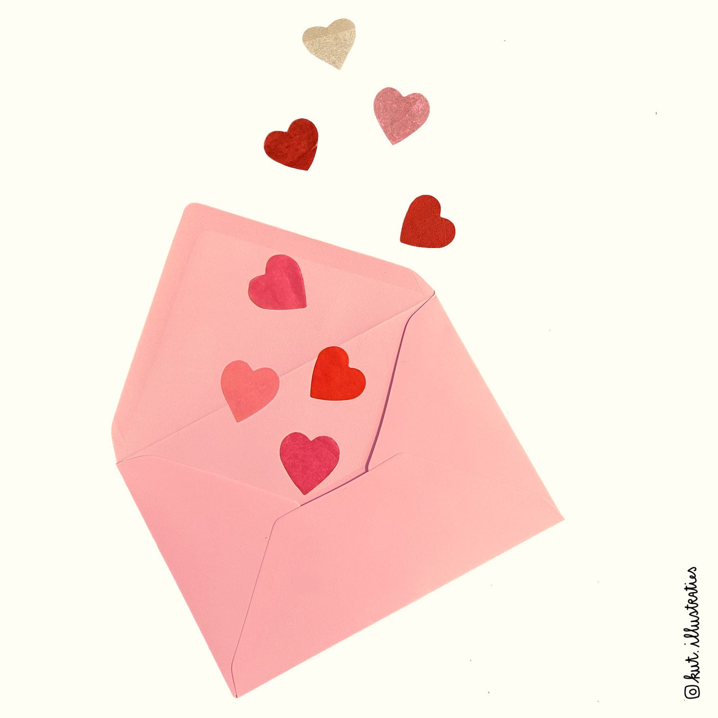 KUT Valentijn set + Confetti + Enveloppen