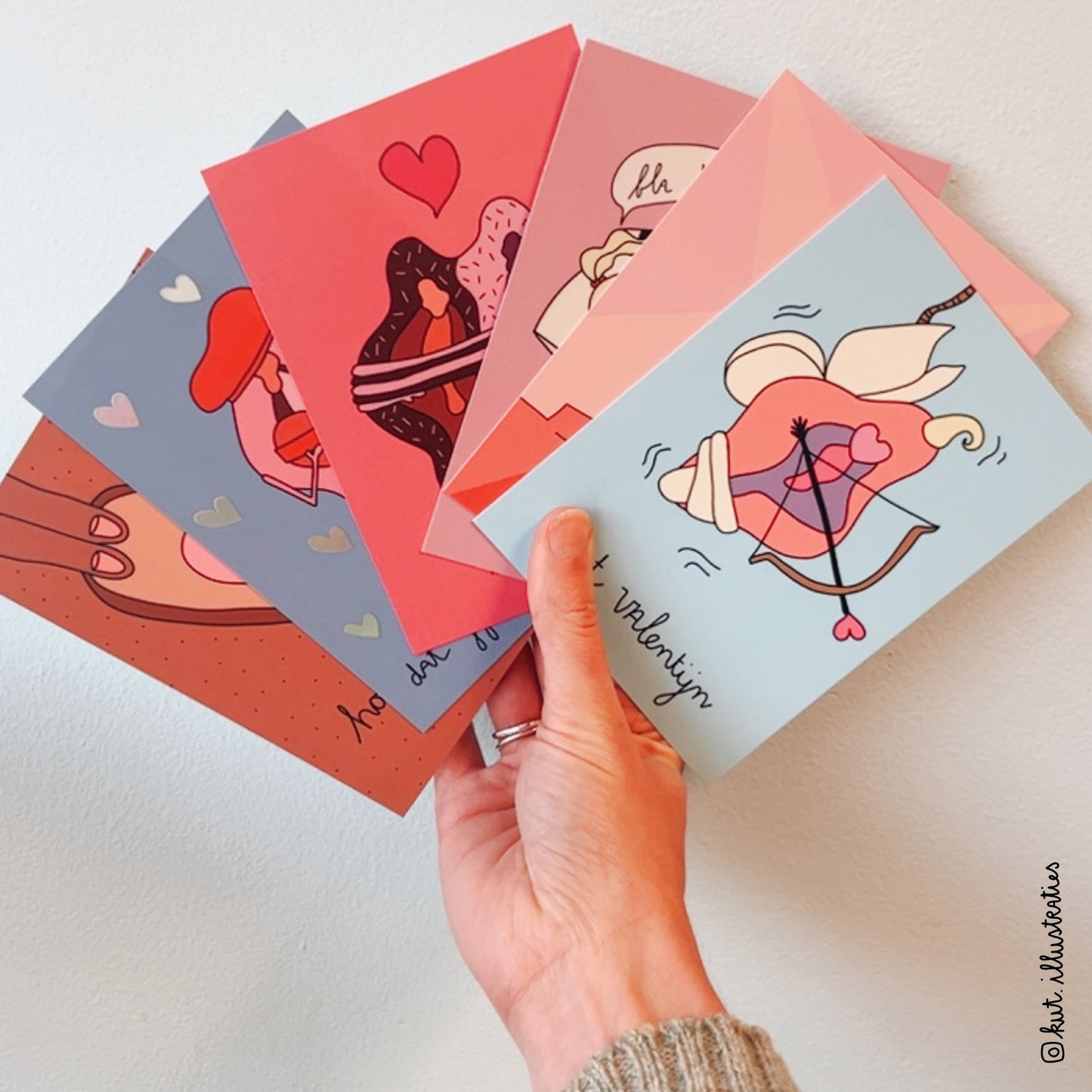 KUT Valentijn set + Confetti + Enveloppen