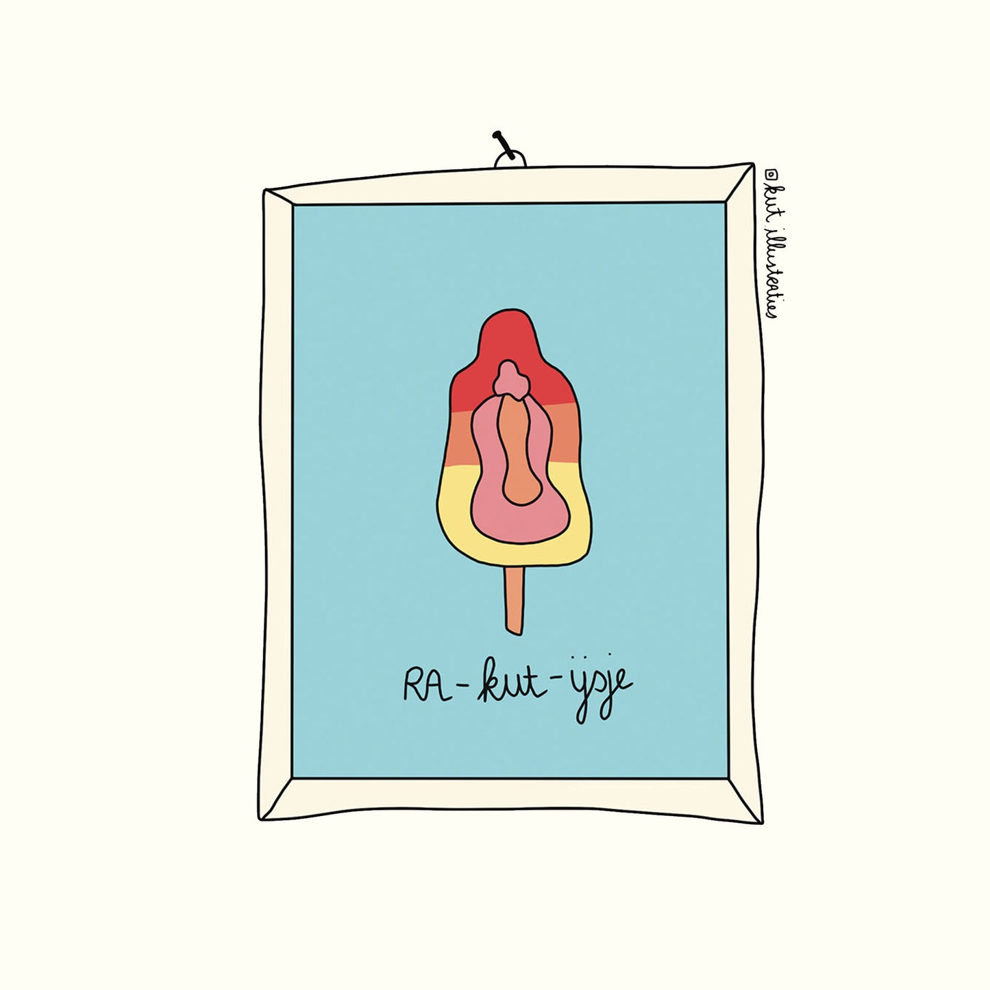 Ra - kut - ijsje - A4 poster