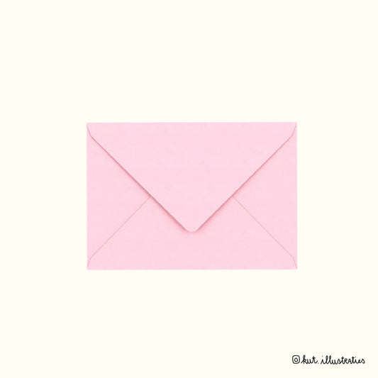 Kut Envelop - roze